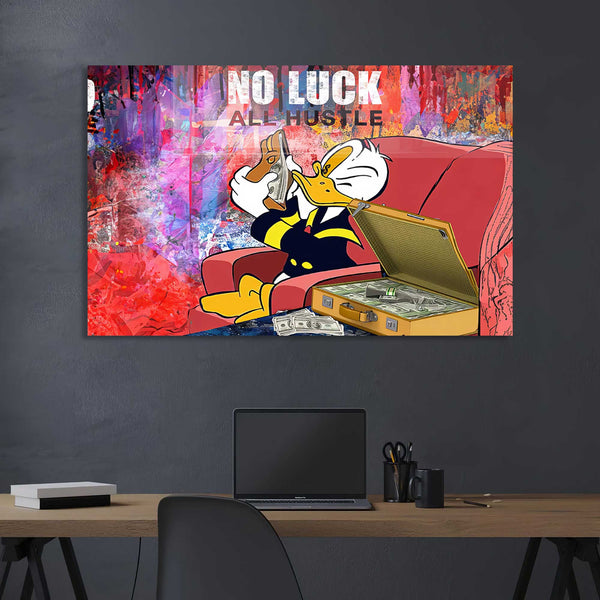 No Luck All Hustle Cam Tablo