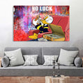 No Luck All Hustle Cam Tablo
