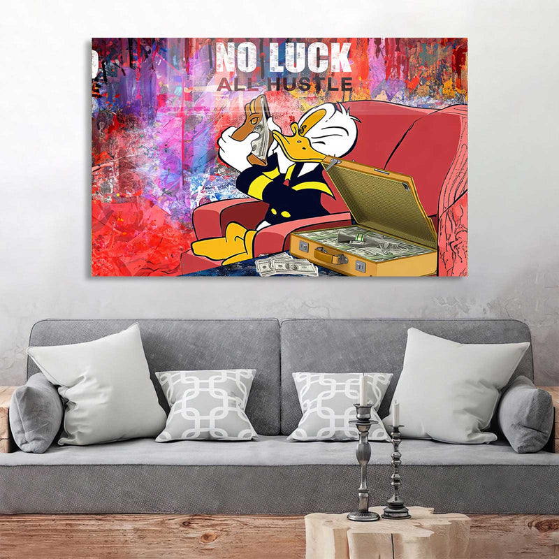 No Luck All Hustle Cam Tablo
