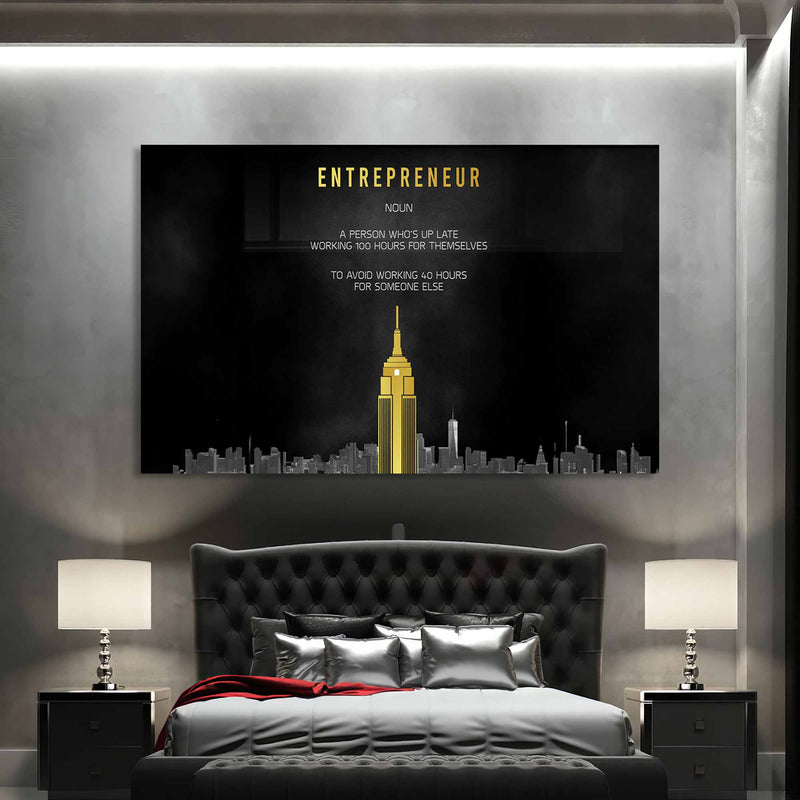 Entrepreneur Cam Tablo – Cam Tablo