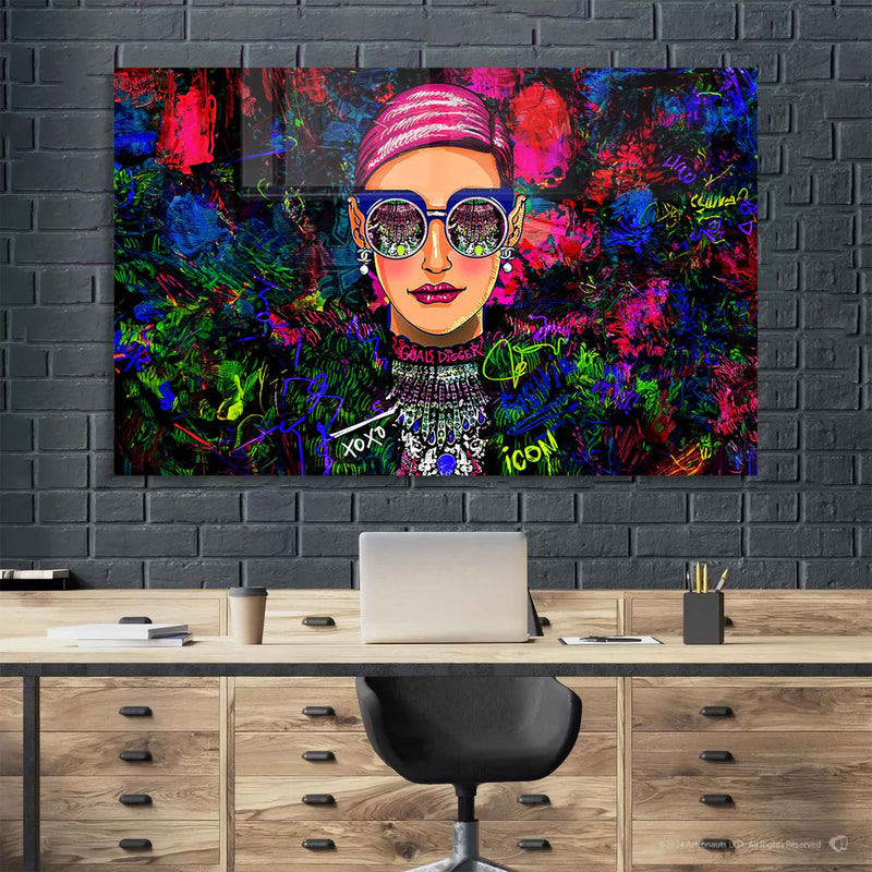 Cool Kadın Cam Tablo – Cam Tablo