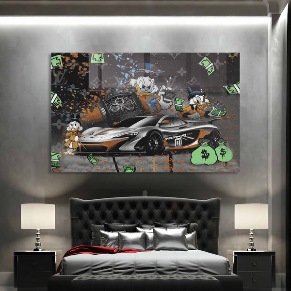 Donald Duck Mclaren Cam Tablo