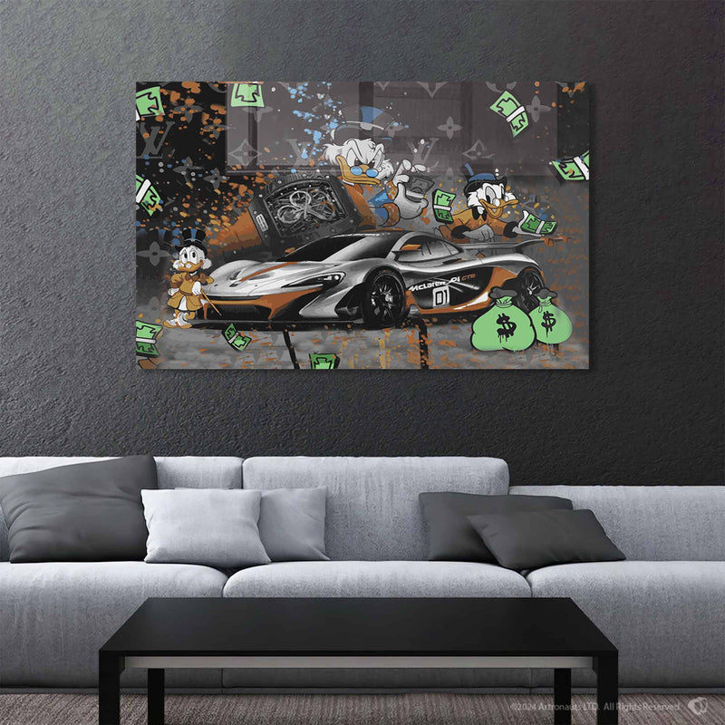 Donald Duck Mclaren Cam Tablo – Cam Tablo