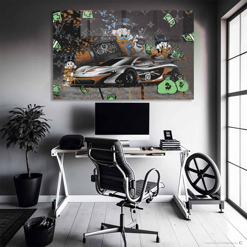 Donald Duck Mclaren Cam Tablo – Cam Tablo