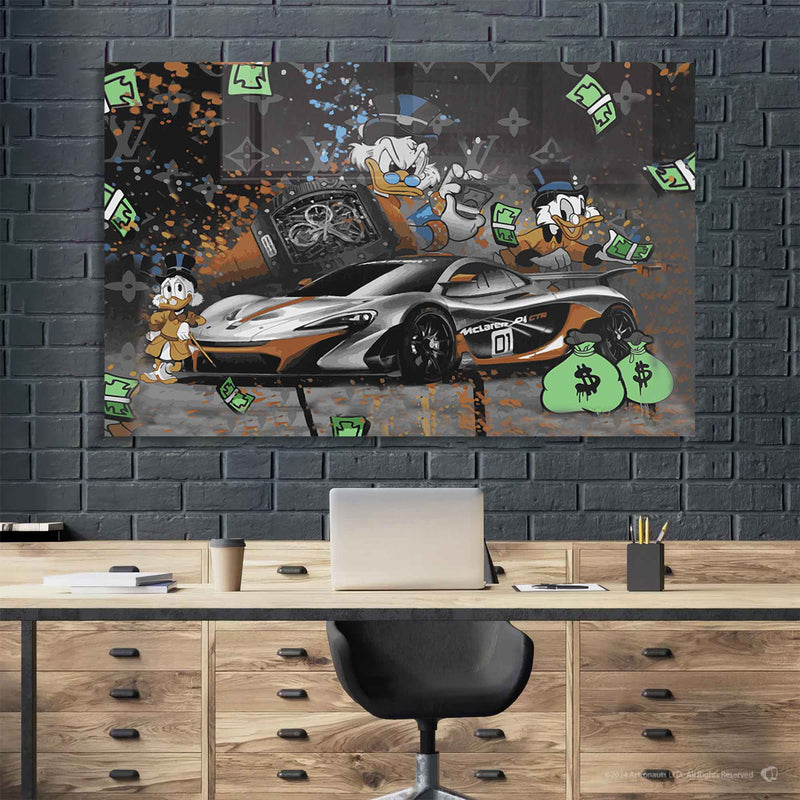 Donald Duck Mclaren Cam Tablo – Cam Tablo