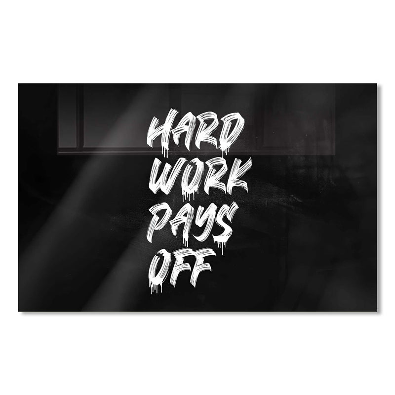 Hard Work Pays Off Cam Tablo
