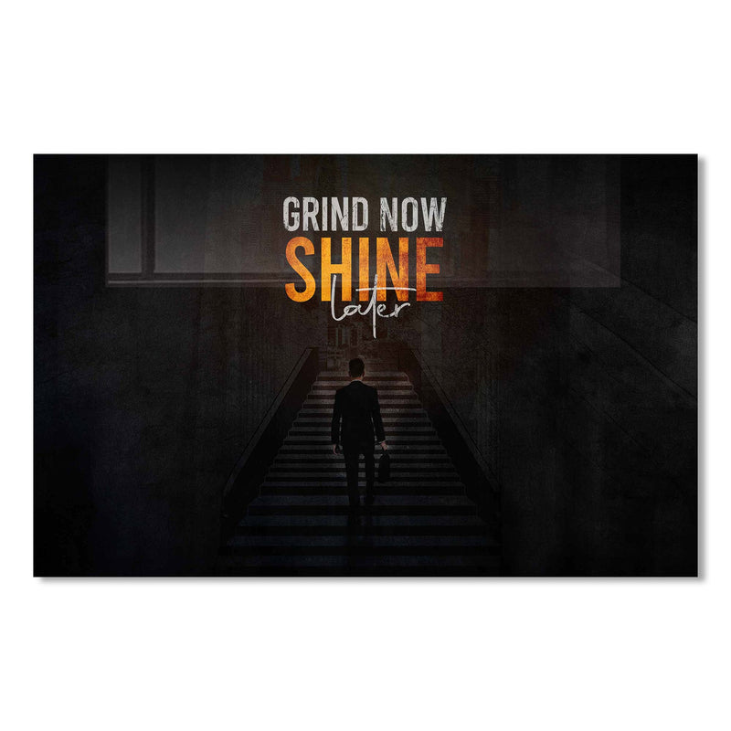 Grind Now Shine Cam Tablo