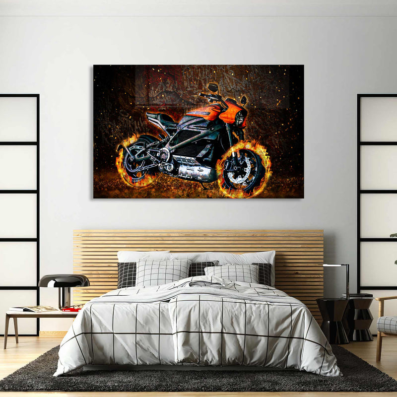 Hızlı Motosiklet Cam Tablo