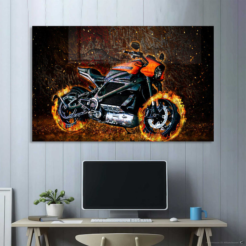 Hızlı Motosiklet Cam Tablo
