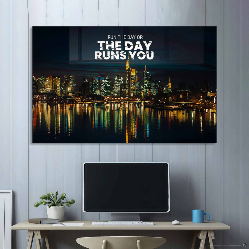 Run The Day Cam Tablo