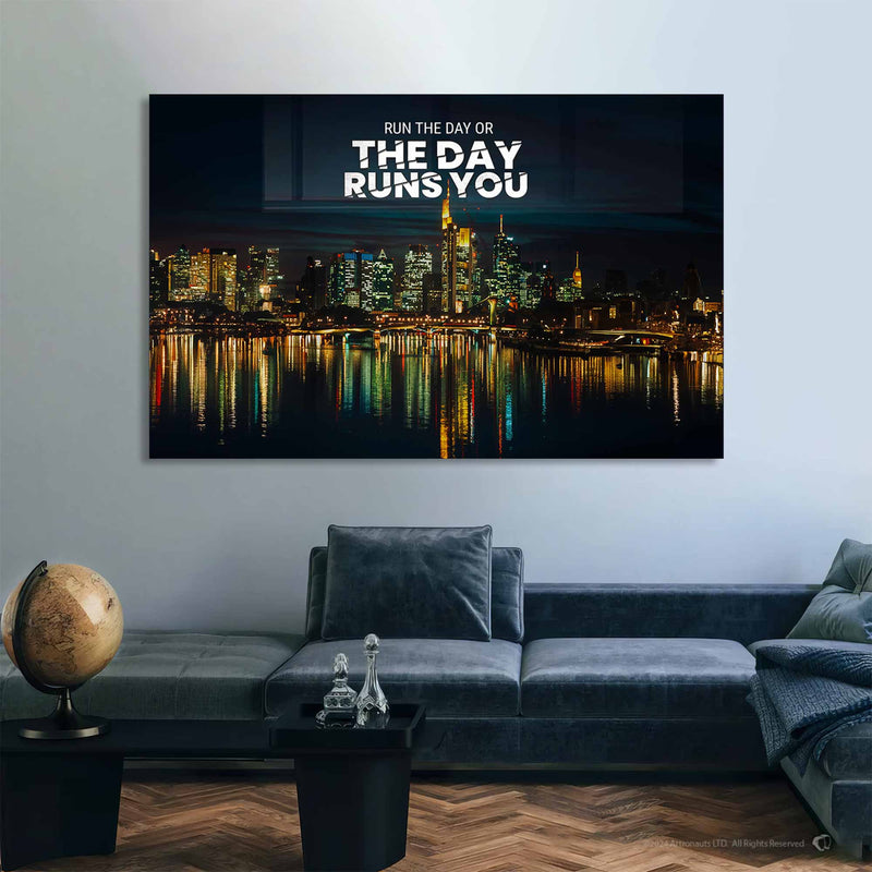 Run The Day Cam Tablo