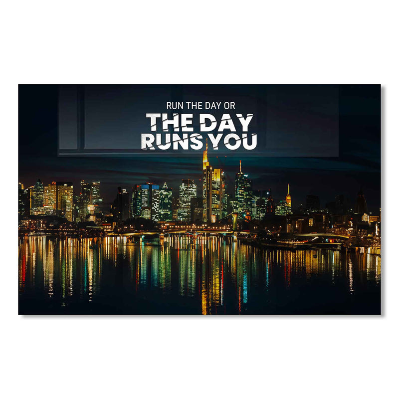Run The Day Cam Tablo