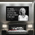 Marilyn Monroe Cam Tablo