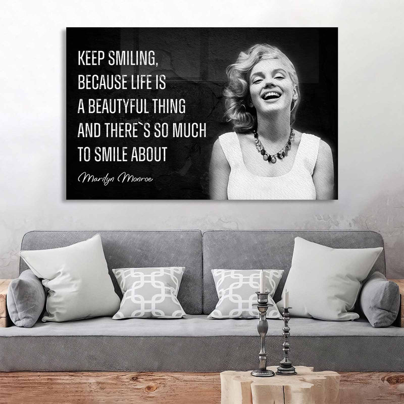 Marilyn Monroe Cam Tablo