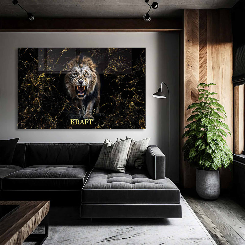 Aslan Cam Tablo – Cam Tablo