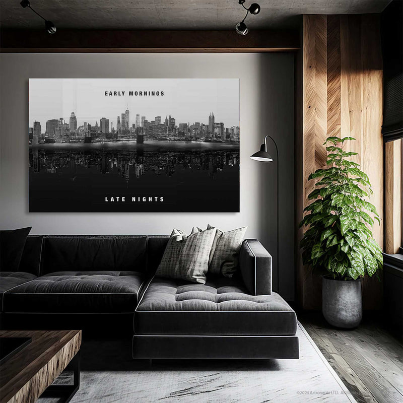 Early Mornings Late Nights Cam Tablo – Cam Tablo