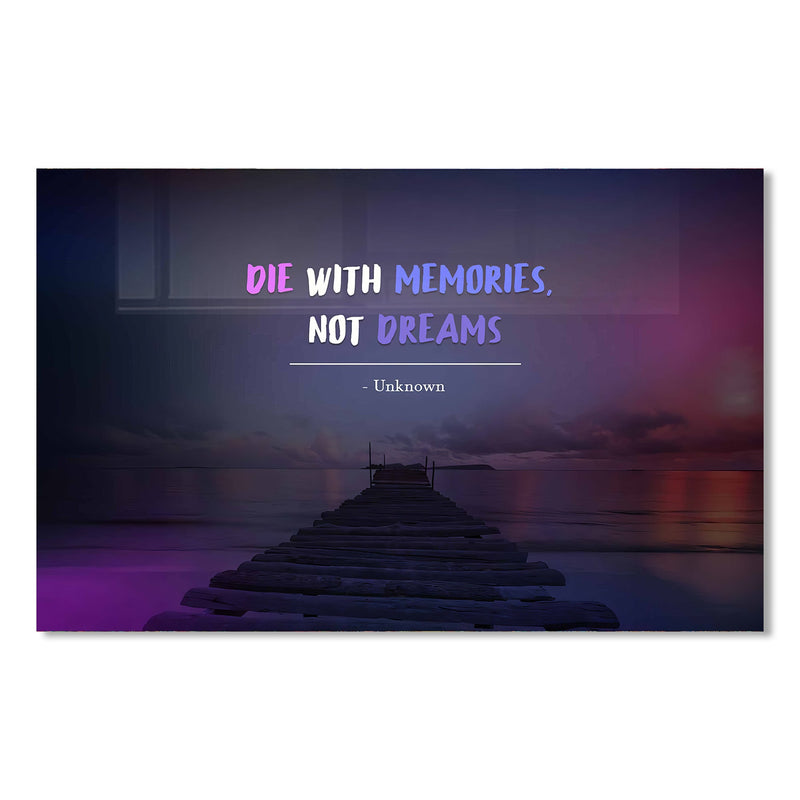 Die With Memories Cam Tablo – Cam Tablo