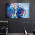 Aslan Portresi Cam Tablo – Cam Tablo