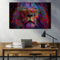 Aslan Portresi Cam Tablo – Cam Tablo