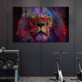 Aslan Portresi Cam Tablo – Cam Tablo