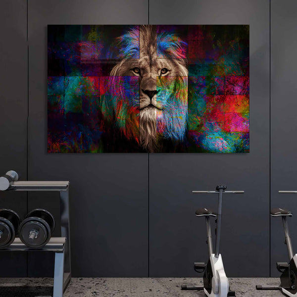 Aslan Cam Tablo