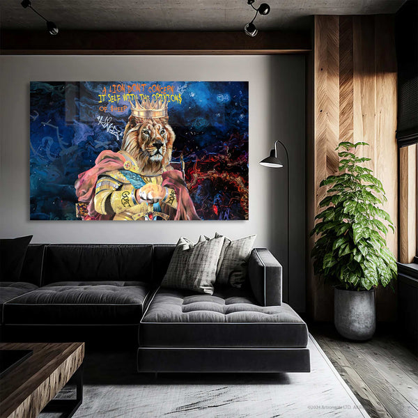 A Lion Don't Concern Itself Cam Tablo