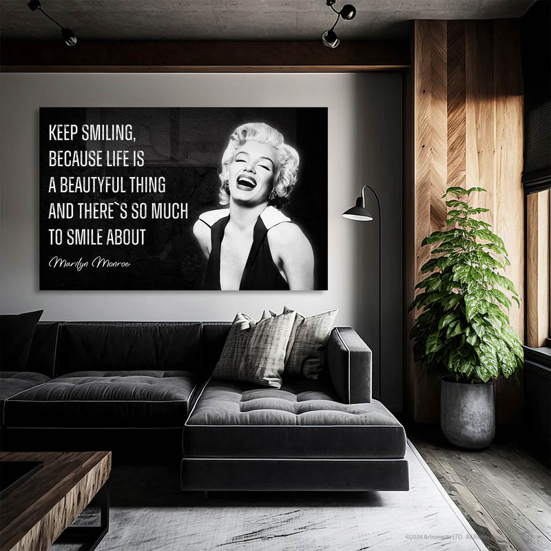 Marilyn Monroe Cam Tablo