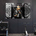 Silahlı Mickey Mouse Cam Tablo