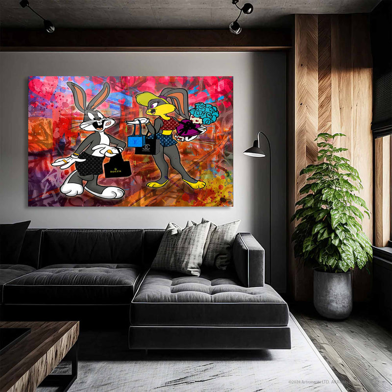 Bugs Bunny Cam Tablo – Cam Tablo