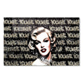 Vouge Marilyn Monroe Cam Tablo