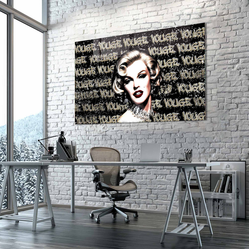 Vouge Marilyn Monroe Cam Tablo