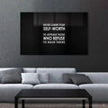 Never Lower Your Self-Worth Cam Tablo