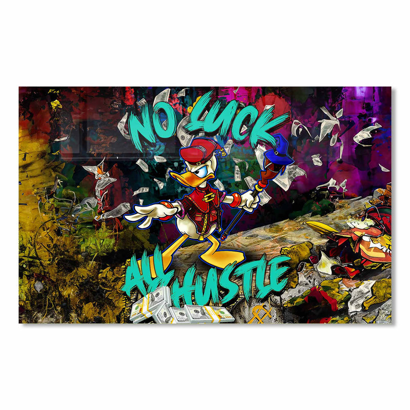 No Luck All Hustle Cam Tablo