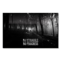 No Struggle No Progress Cam Tablo