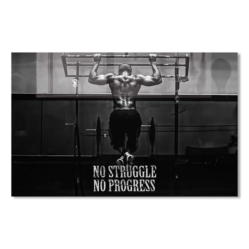 No Struggle No Progress Cam Tablo