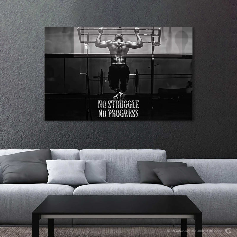 No Struggle No Progress Cam Tablo