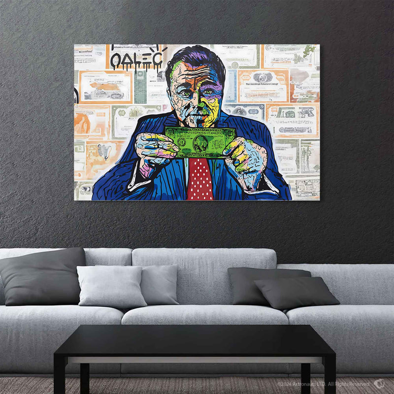 Para Avcısı Cam Tablo