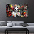 Dondurmalı Panda Cam Tablo – Cam Tablo