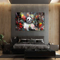 Dondurmalı Panda Cam Tablo – Cam Tablo