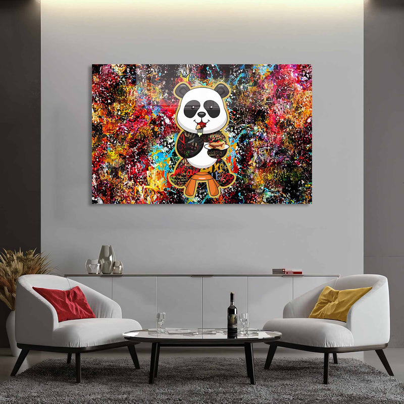 Bebek Panda Cam Tablo – Cam Tablo