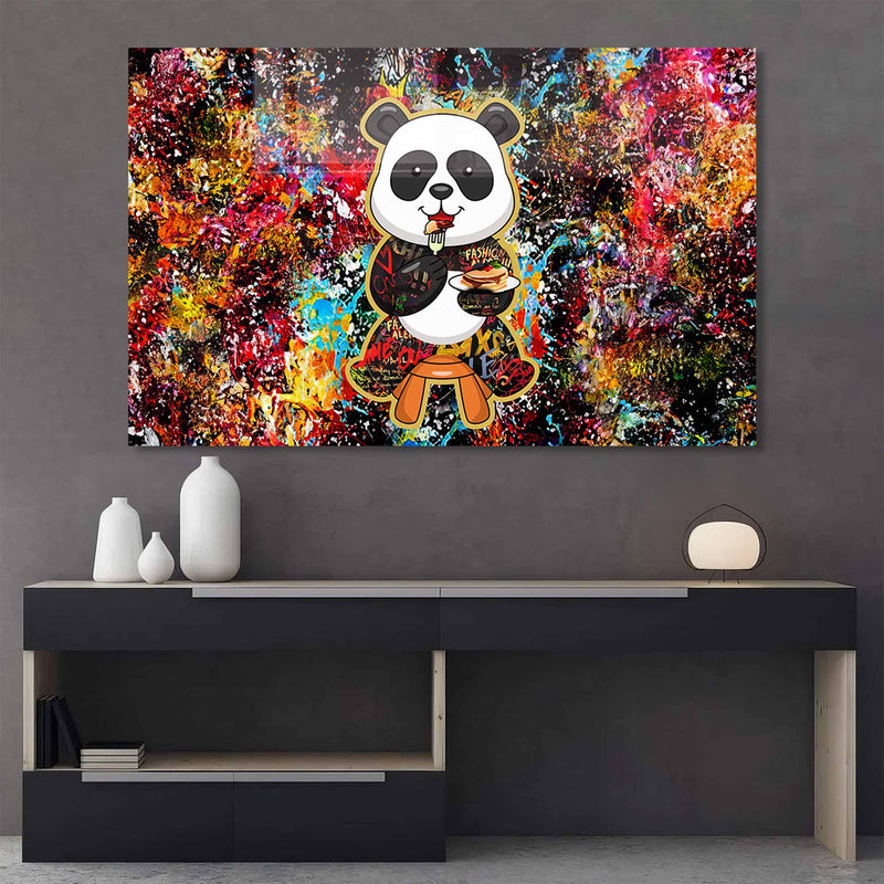 Bebek Panda Cam Tablo – Cam Tablo