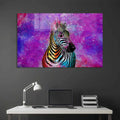 Renkli Zebra Cam Tablo