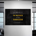 Word Hard In Silence Cam Tablo