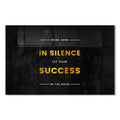 Word Hard In Silence Cam Tablo