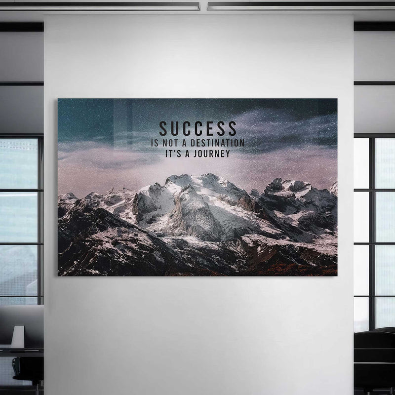 Success Is Not A Destination Cam Tablo