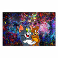 Tom ve Jerry Cam Tablo