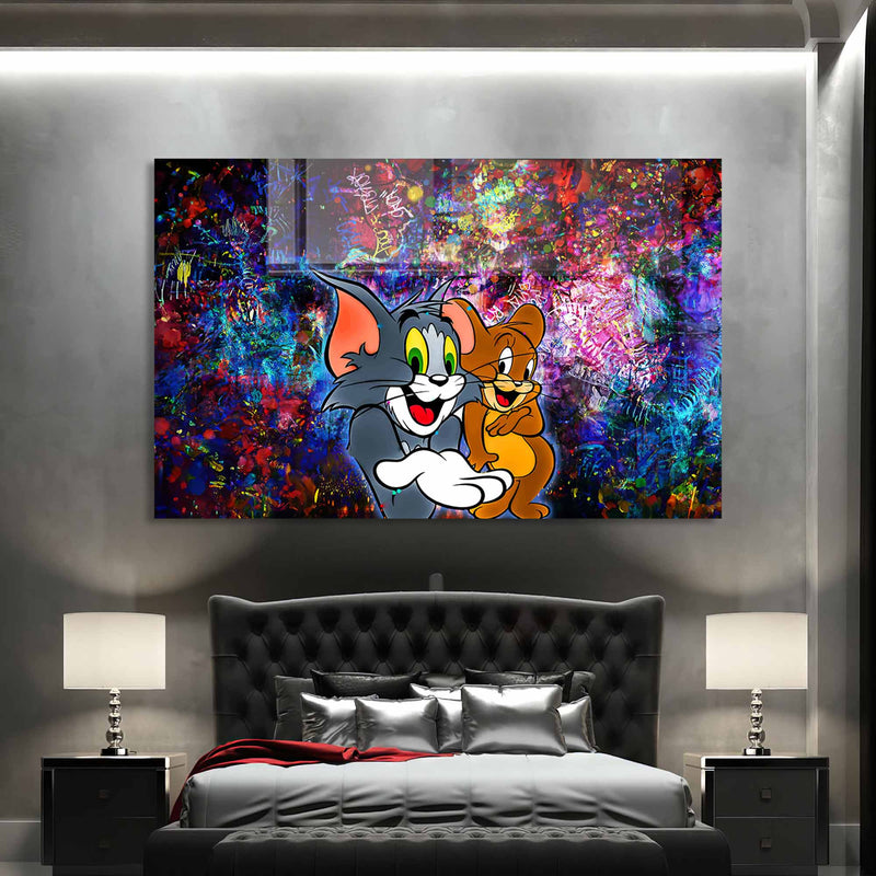 Tom ve Jerry Cam Tablo