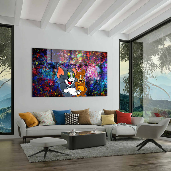 Tom ve Jerry Cam Tablo