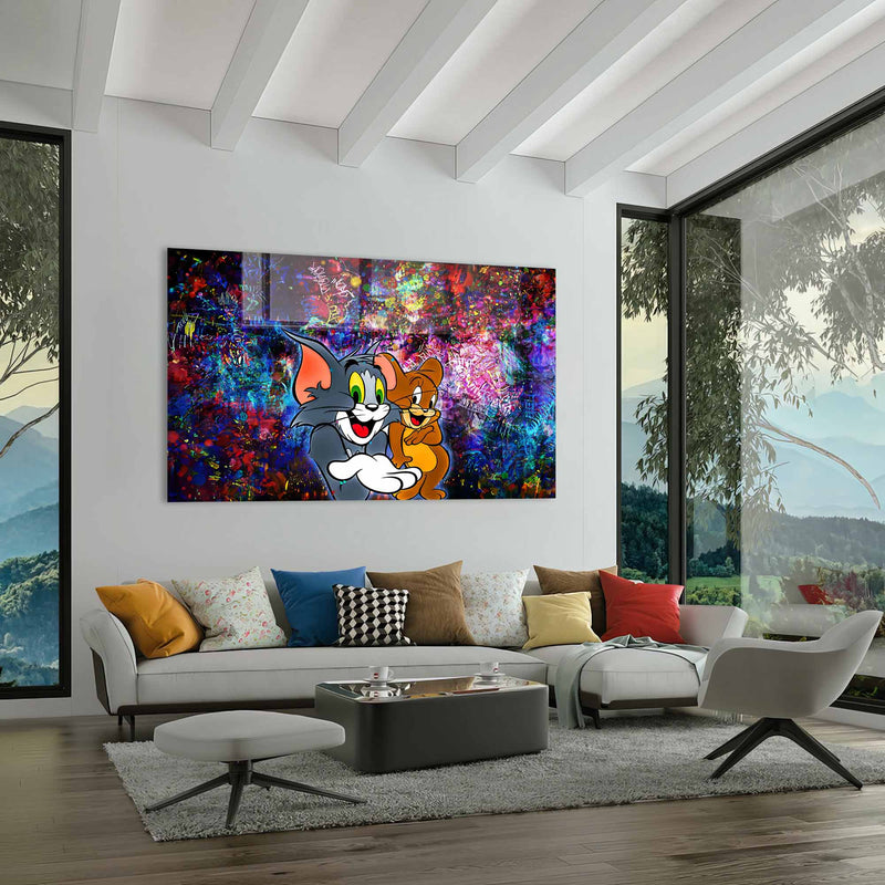 Tom ve Jerry Cam Tablo