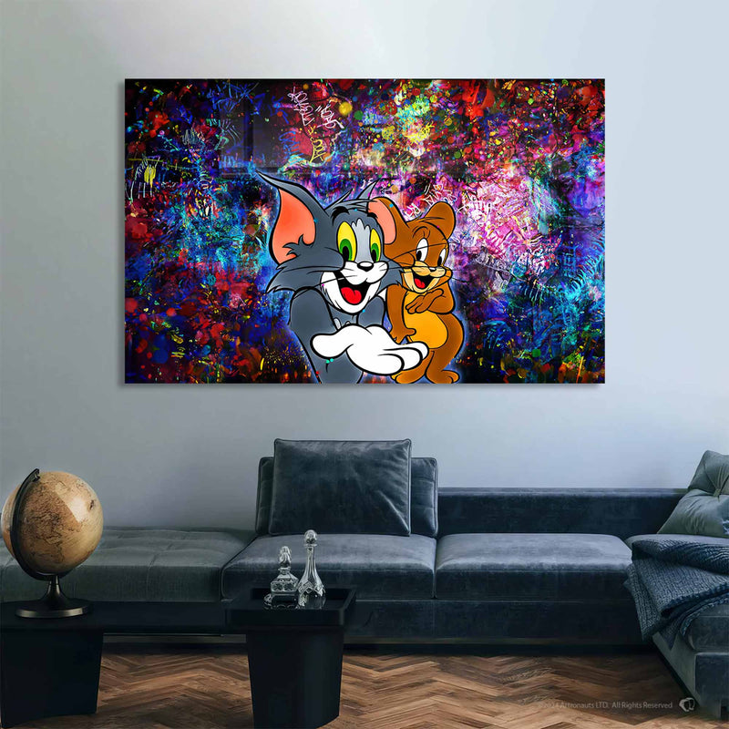 Tom ve Jerry Cam Tablo